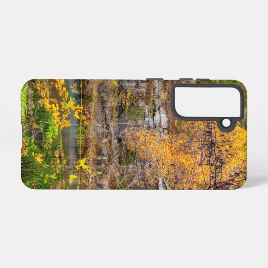 Coque Samsung Galaxy Vue d'automne Alley Spring Samsung Téléphone Case (Verso Horizontal)
