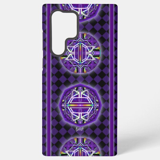 Coque Samsung Galaxy w3 violet (Verso)