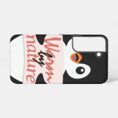 Coque Samsung Galaxy Warm by nature: Adorable Penguin with Playful Text (Verso Horizontal)