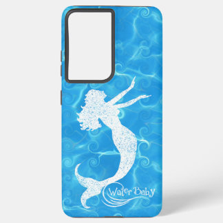 Coque Samsung Galaxy Water Baby Mermaid Wave Case