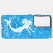Coque Samsung Galaxy Water Baby Mermaid Wave Case (Verso Horizontal)