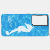 Coque Samsung Galaxy Water Baby Seahorse Wave Case (Verso Horizontal)