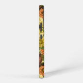 Coque Samsung Galaxy Wens et fleurs sur jaune pâle (Côté droit)