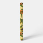 Coque Samsung Galaxy Wens et fleurs sur jaune pâle (Côté gauche)