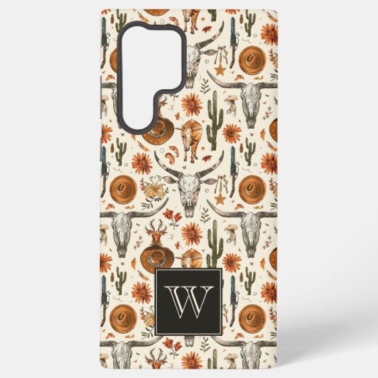 Coque Samsung Galaxy Western Chic (Verso)