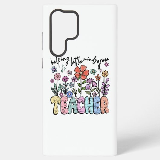 Coque Samsung Galaxy Whimsical Floral Garden Teacher (Verso)