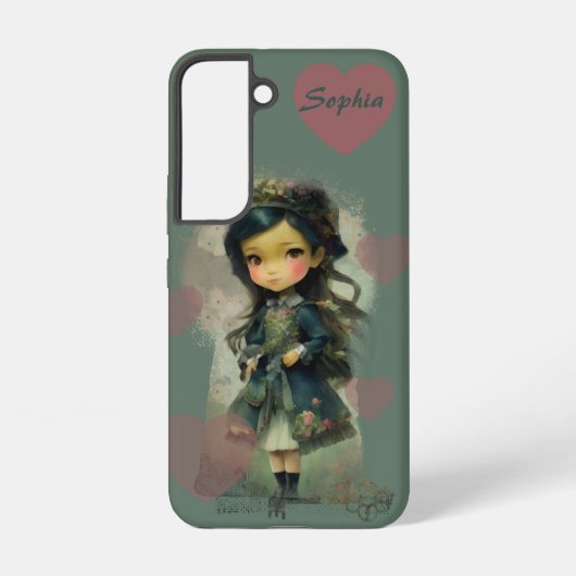 Coque Samsung Galaxy Whimsical Kawaii Fairy Tale Girl (Verso)
