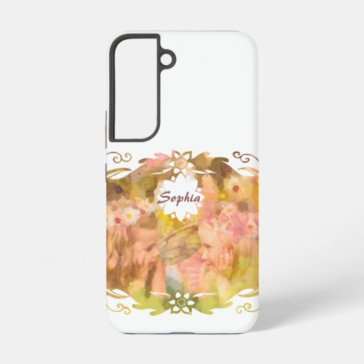 Coque Samsung Galaxy Whispers of Magic: Two Fairy Friends in a Garden (Verso)