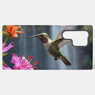 Coque Samsung Galaxy "Whispers of Nature : Hummingbird, Cascade,