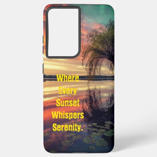Coque Samsung Galaxy Whispers of the Setting Sun Phone Case (Verso)
