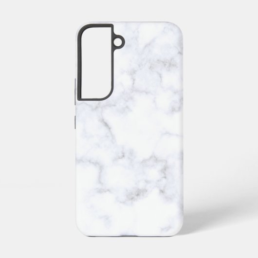 Coque Samsung Galaxy White Marble Trendy  (Verso)