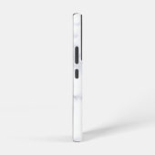 Coque Samsung Galaxy White Marble Trendy  (Côté droit)