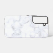 Coque Samsung Galaxy White Marble Trendy  (Verso Horizontal)