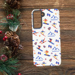 Coque Samsung Galaxy Whiteface Mountain New York Ski Motif de snowboard<br><div class="desc">Un drôle de motif de ski hivernal pour la station de ski Whiteface Mountain dans l'État de New York dans les Adirondacks,  USA,  Amérique du Nord. Idée cadeau idéale pour les amateurs de sports d'hiver : ski,  snowboard,  freestyle,  ski de fond,  saut à ski.</div>
