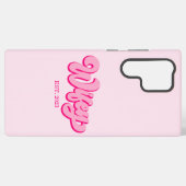 Coque Samsung Galaxy Wifey Est Rose Retro. Année fiancée de mariée (Verso Horizontal)