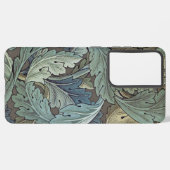 Coque Samsung Galaxy William Morris Acanthus Sage Fleur Floral Botaniqu (Côté gauche)
