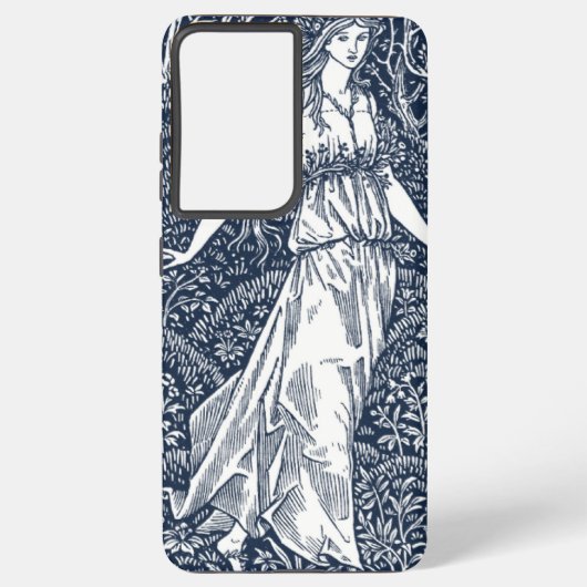 Coque Samsung Galaxy William Morris Lady Dans les bois (Verso)