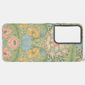 Coque Samsung Galaxy William Morris Myrtle Fleur Floral Botanique (Côté gauche)