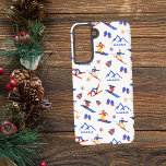 Coque Samsung Galaxy Windham Mountain New York Motif de snowboard<br><div class="desc">Un drôle de motif de ski hivernal pour la station de ski Windham Mountain à Great Northern Catskill,  État de New York,  États-Unis,  Amérique du Nord. Idée cadeau idéale pour les amateurs de sports d'hiver : ski,  snowboard,  freestyle,  ski de fond,  saut à ski.</div>