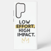 Coque Samsung Galaxy Work Smart Not Hard Modern Typography (Verso)