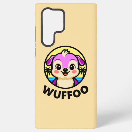Coque Samsung Galaxy Wuffoo Adventures Cute Kawaii Puppy animation logo (Verso)