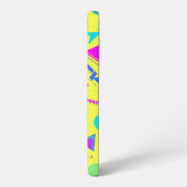 Coque Samsung Galaxy Yellow Neon Memphis Geometric 80s Design (Côté gauche)
