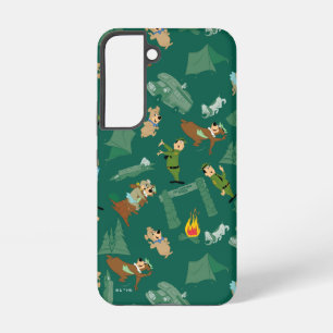 Coque Samsung Galaxy Yogi Bear et ses amis Motif de camping dans le par