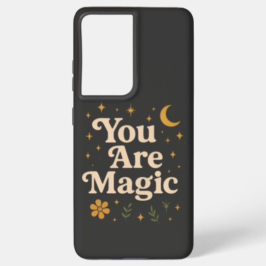 Coque Samsung Galaxy You Are Magic - Inspirational Star Design with Pos (Verso)