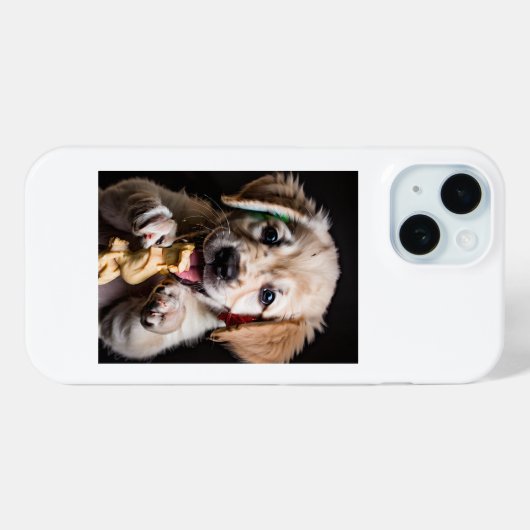 Coque Sleek Protection White iphone15 (Verso (horizontal))