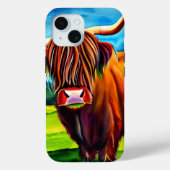 Coque smartphone Highland Cow (Verso)