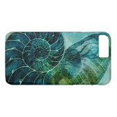 Coque spirale Turquoise (Dos (Horizontal))