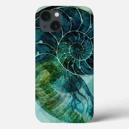 Coque spirale Turquoise (Verso)
