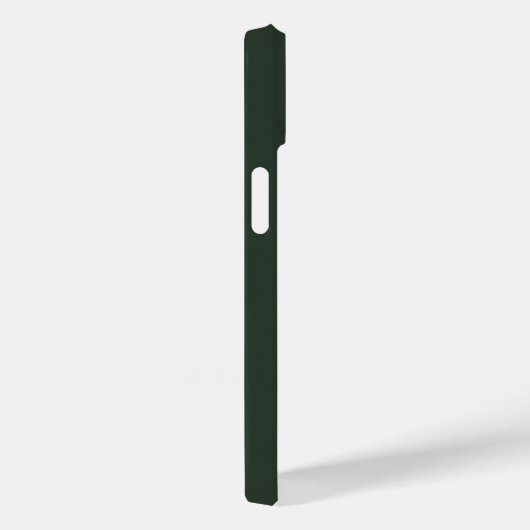 Coque téléphone élégante or et vert forêt (Verso / Droite)