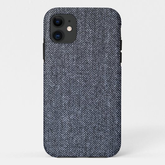 Coque : Tissu gris Tweed (Dos)