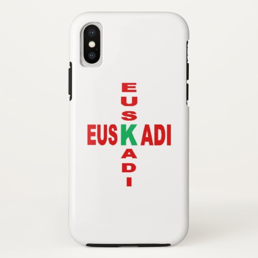 Coque Tough  Apple iPhone X  DESIGN  EUSKADI (Dos)