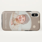 Coque Tough de Case-Mate pour iPhone XS d'Apple (Dos (Horizontal))