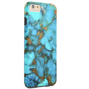 Coque Tough iPhone 6 Plus "Cas de téléphone de bleu de turquoise "
