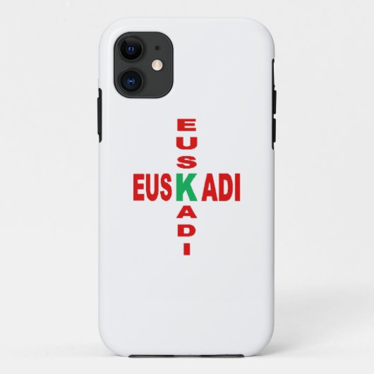 Coque Tough pour iPhone 11  DESIGN  EUSCADI  (Dos)