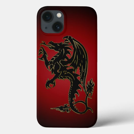 Coque traditionnel Dragon Gradient iPhone X (Verso)