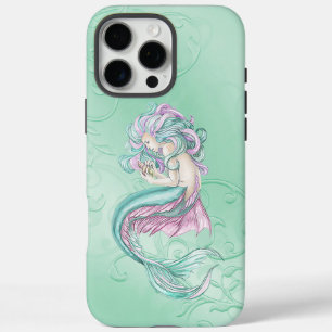 Coque turquoise de Sirène-Mate coque iphone