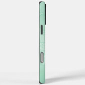 Coque turquoise de Sirène-Mate coque iphone (Verso / Droite)