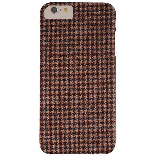 Coque : Tweed Fabric Brown (Dos)