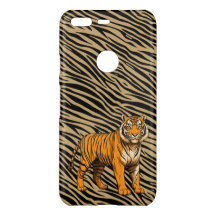 Les Tigres à Light Brown et le Tigre