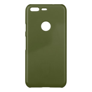 Coque Uncommon Google Pixel Vert de l'armée (couleur solide)