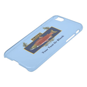 Coque Pour iPhone SE/8/7 Case Badge du pêcheur de combat de l'Alaska