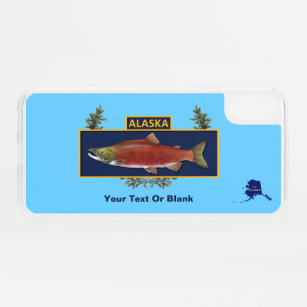 Coque Pour iPhone XS Badge du pêcheur de combat de l'Alaska