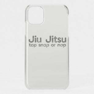 Coque Pour iPhone 11 BJJ Jiu Jitsu Brésil Martial Arts Tap Snap ou Nap