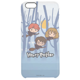 Coque iPhone 6 Plus Caricature Harry, Ron, & Hermione Voler Dans Woods