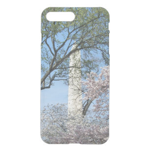 Coque iPhone 8 Plus/7 Plus Cherry Blossoms et le monument de Washington à DC