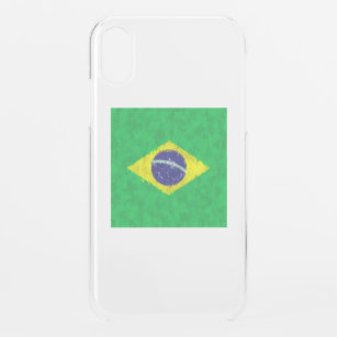 Coque Pour iPhone XR Dessin de peinture à l'huile du Brésil